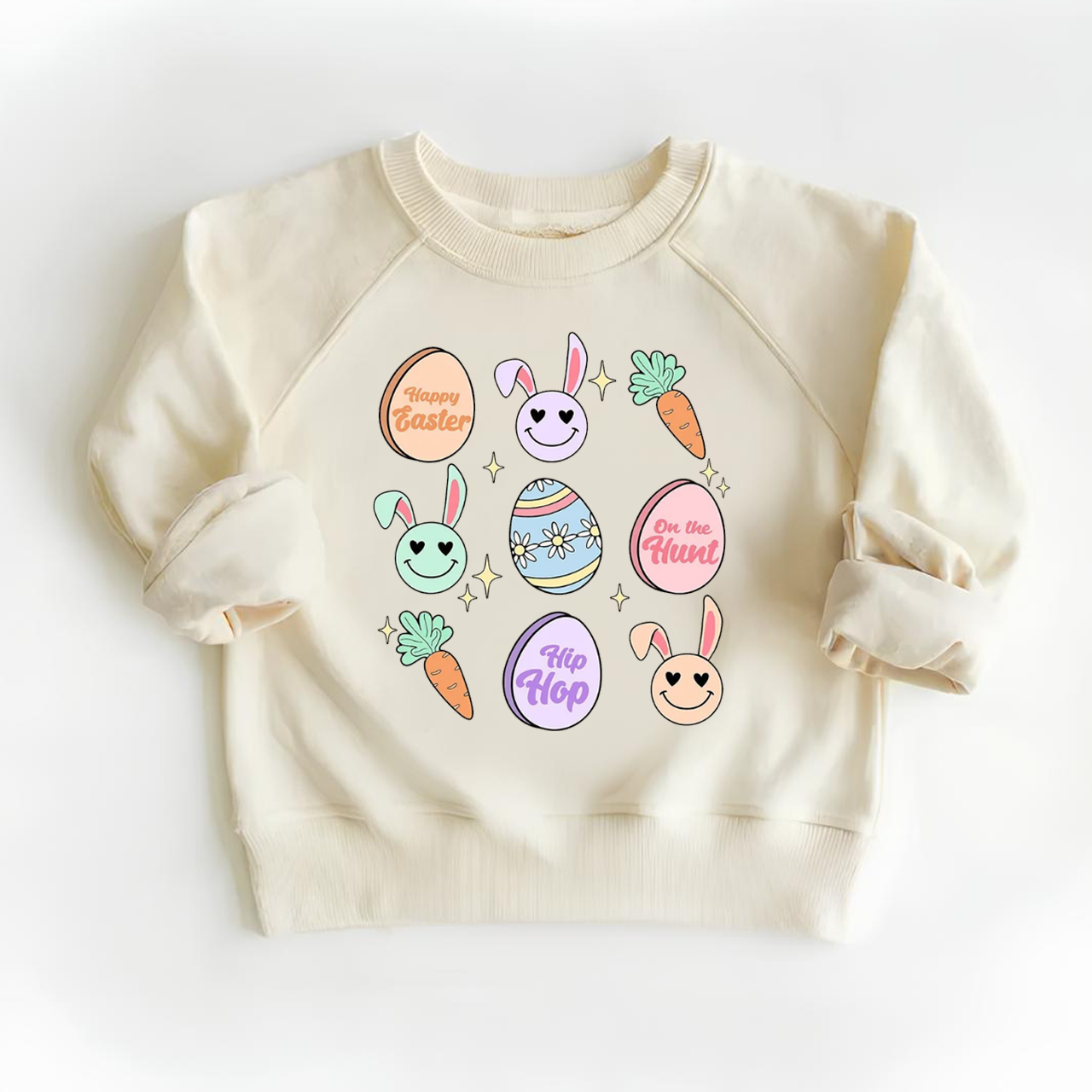 Smiley Bunny Kid's Sweatshirt