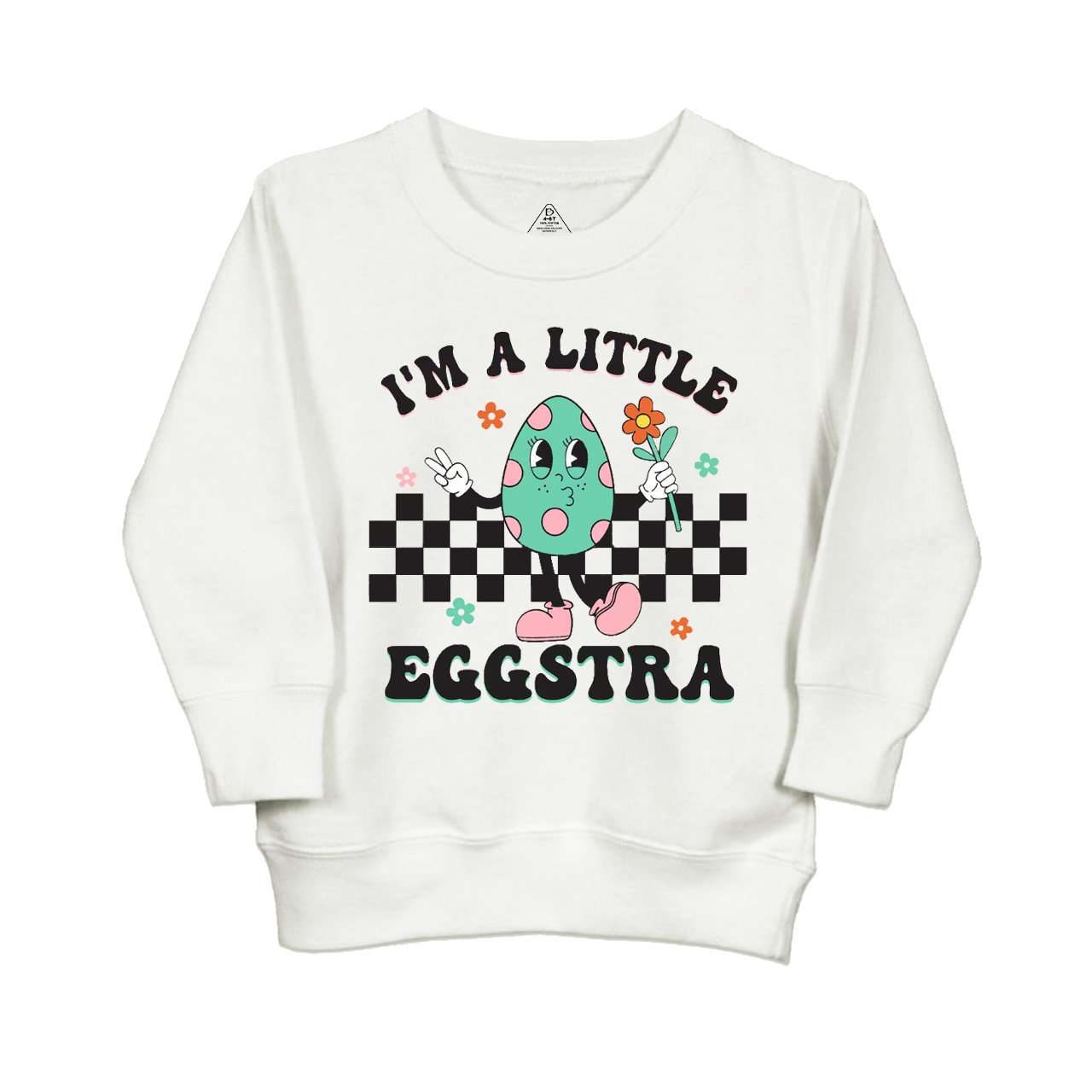 I'm A Little Eggstra Kid's Sweatshirt