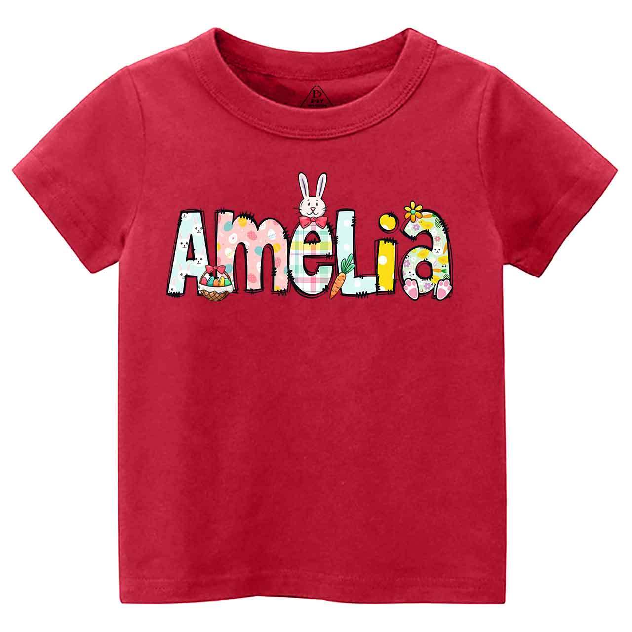 Personalized Easter Alphabet Name Toddler&Kid's Tees Beepumpkin