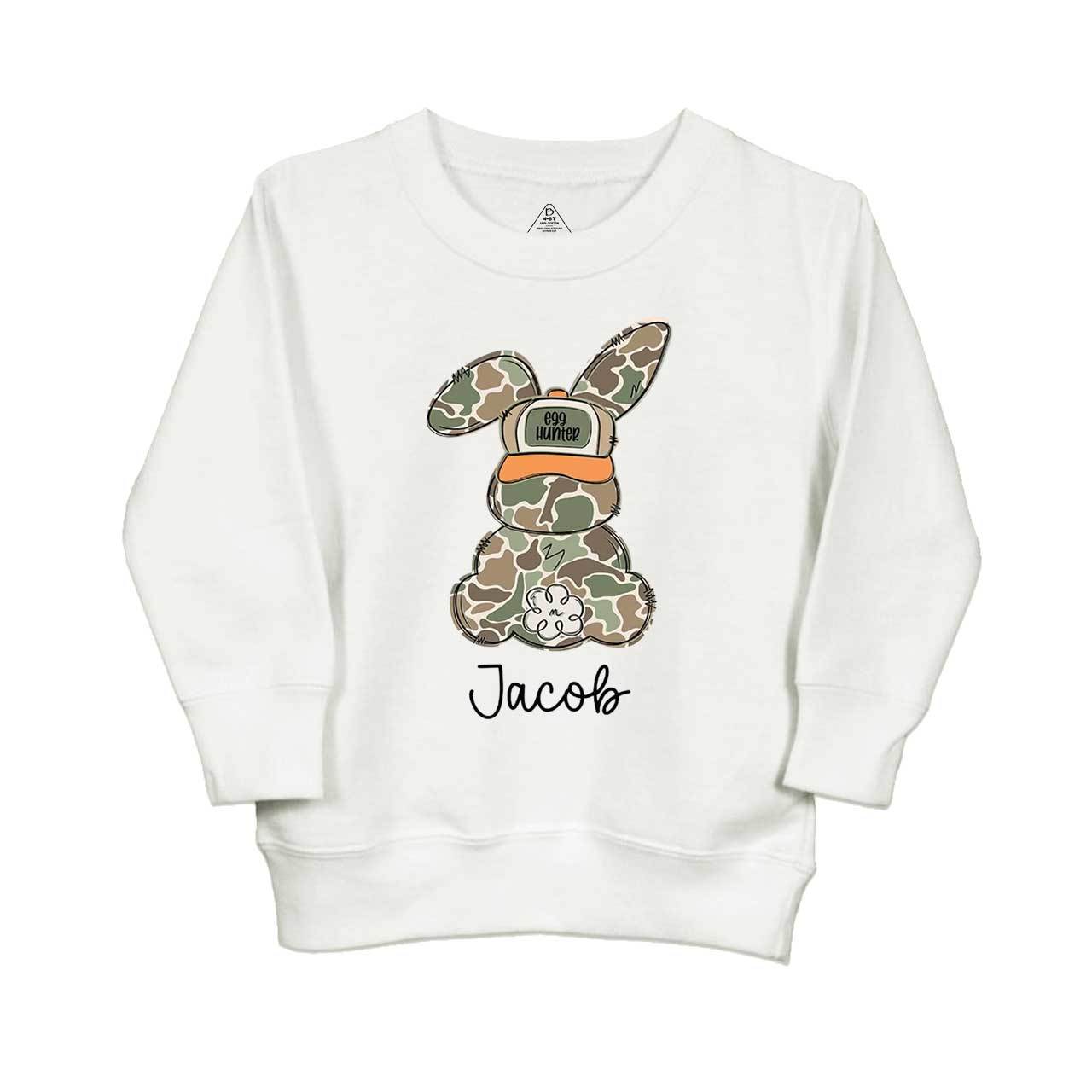 Egg Hunter Bunny Kid's Sweatshirt
