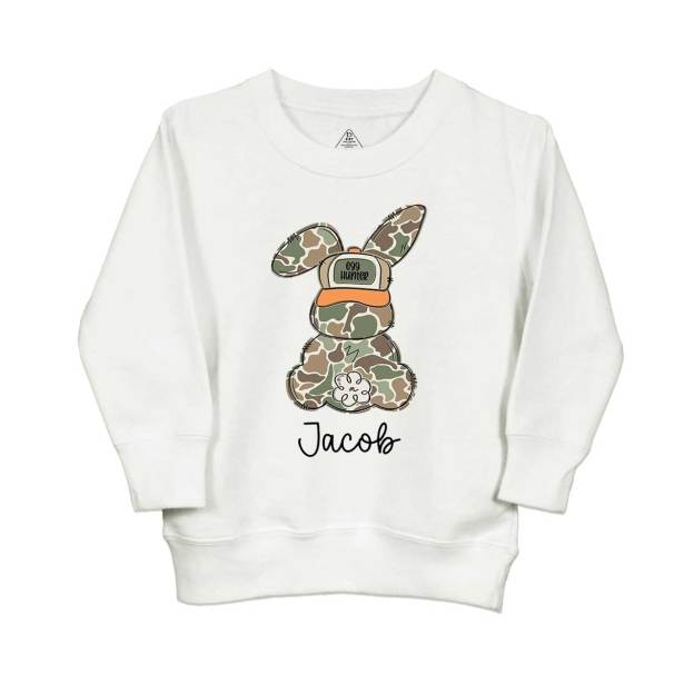 Egg Hunter Bunny Kid's Sweatshirt