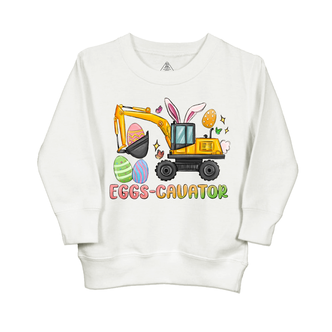 Eggs Cavator Easter Kid's Sweatshirt