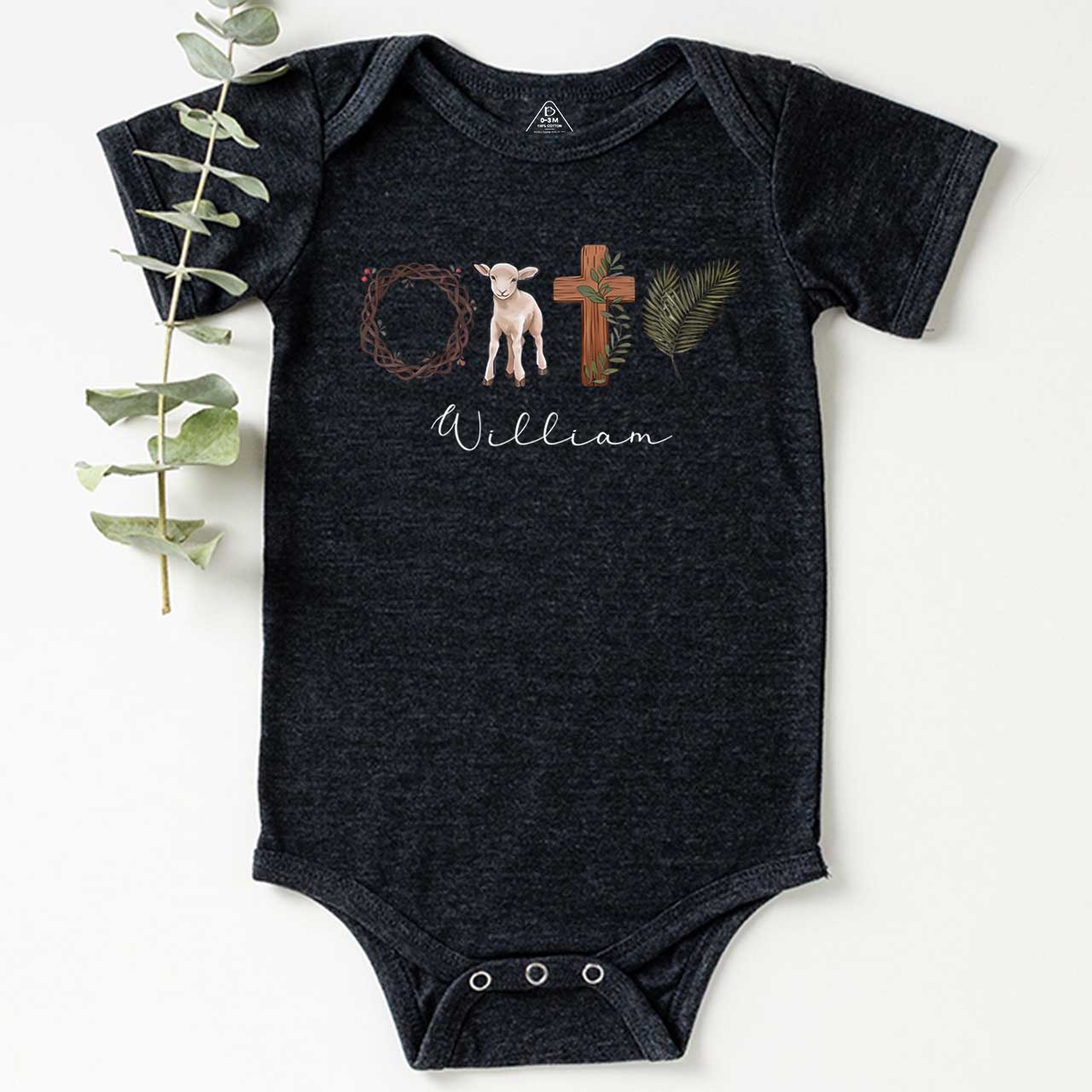 True Story He Is Risen Easter Bodysuit Beepumpkin