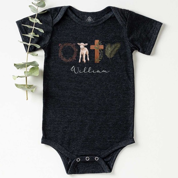 True Story He Is Risen Easter Bodysuit Beepumpkin