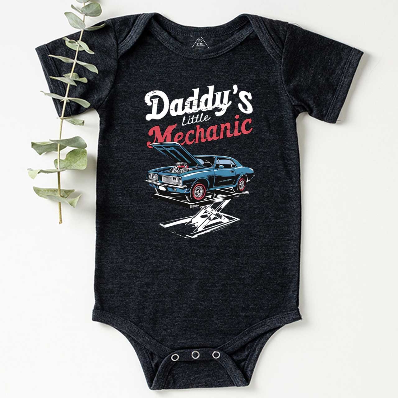 Daddy's Little Mechanic Bodysuit Beepumpkin
