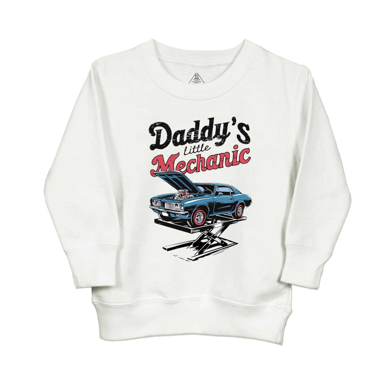 Daddy's Little Mechanic Kid's Sweatshirt