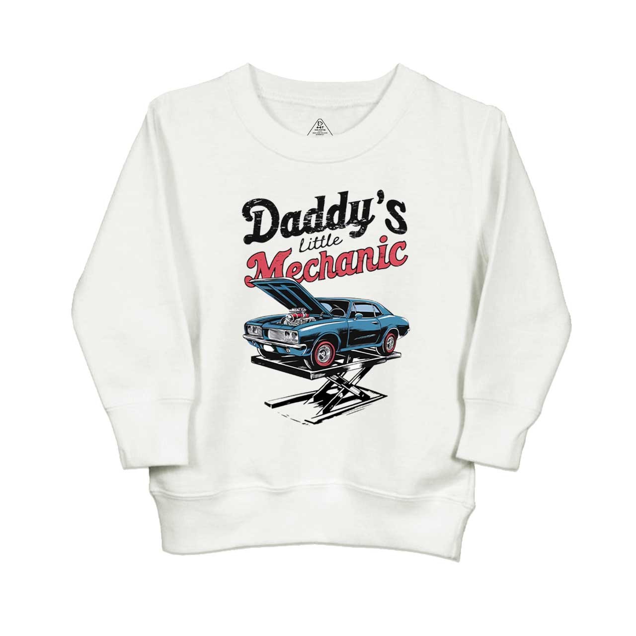 Daddy's Little Mechanic Kid's Sweatshirt