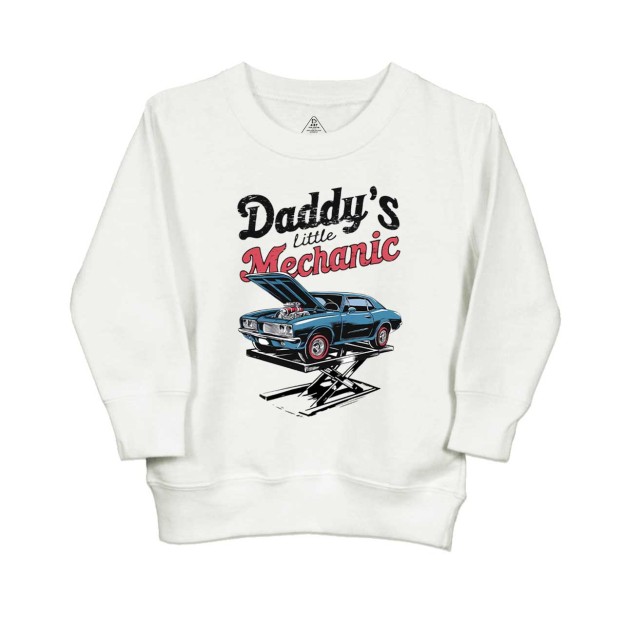 Daddy's Little Mechanic Kid's Sweatshirt