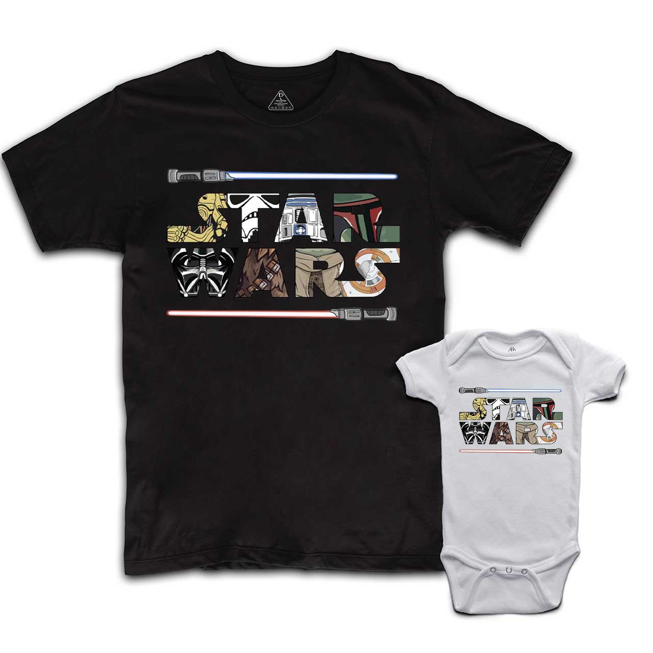 SW Two Sided Dad&Me Matching Shirts