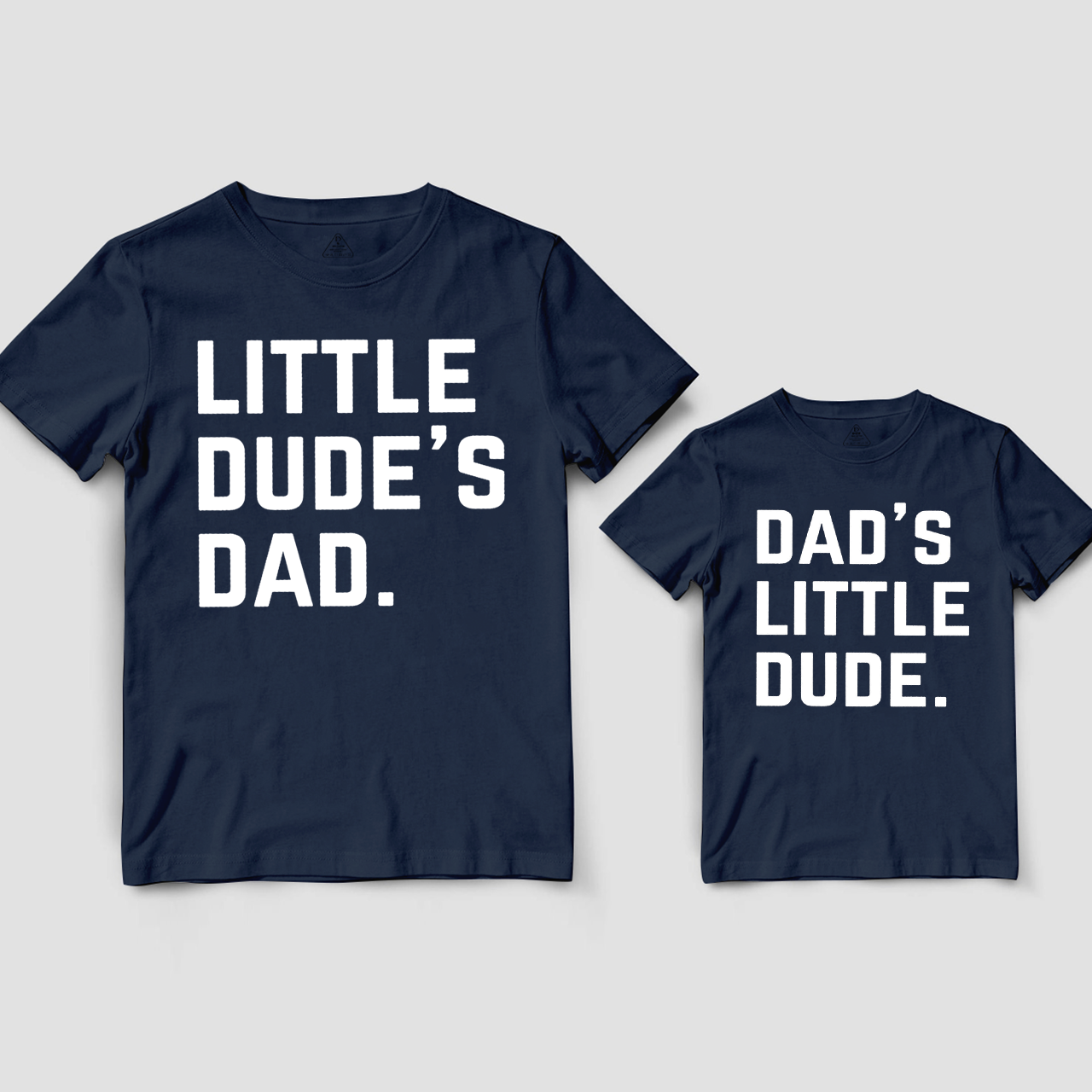 Little Dude's Dad Dad&Me Matching Shirts