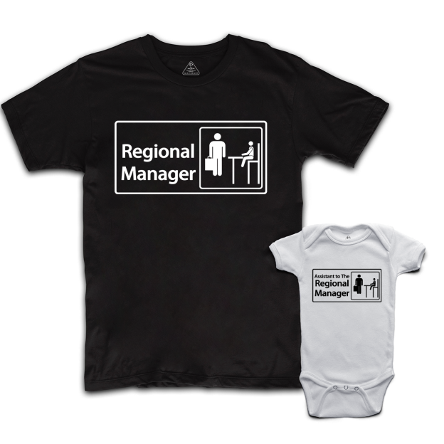 Assistant to The Regional Manager Dad And Son Matching Shirts