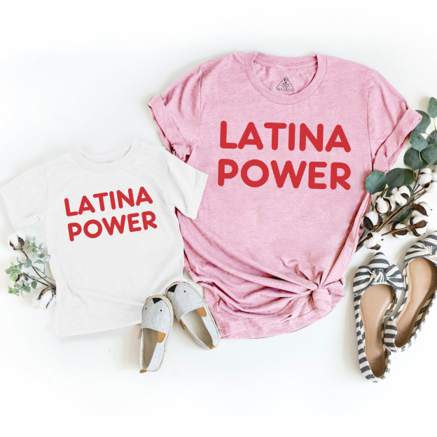 Latina Power Mom&Me Matching Tees