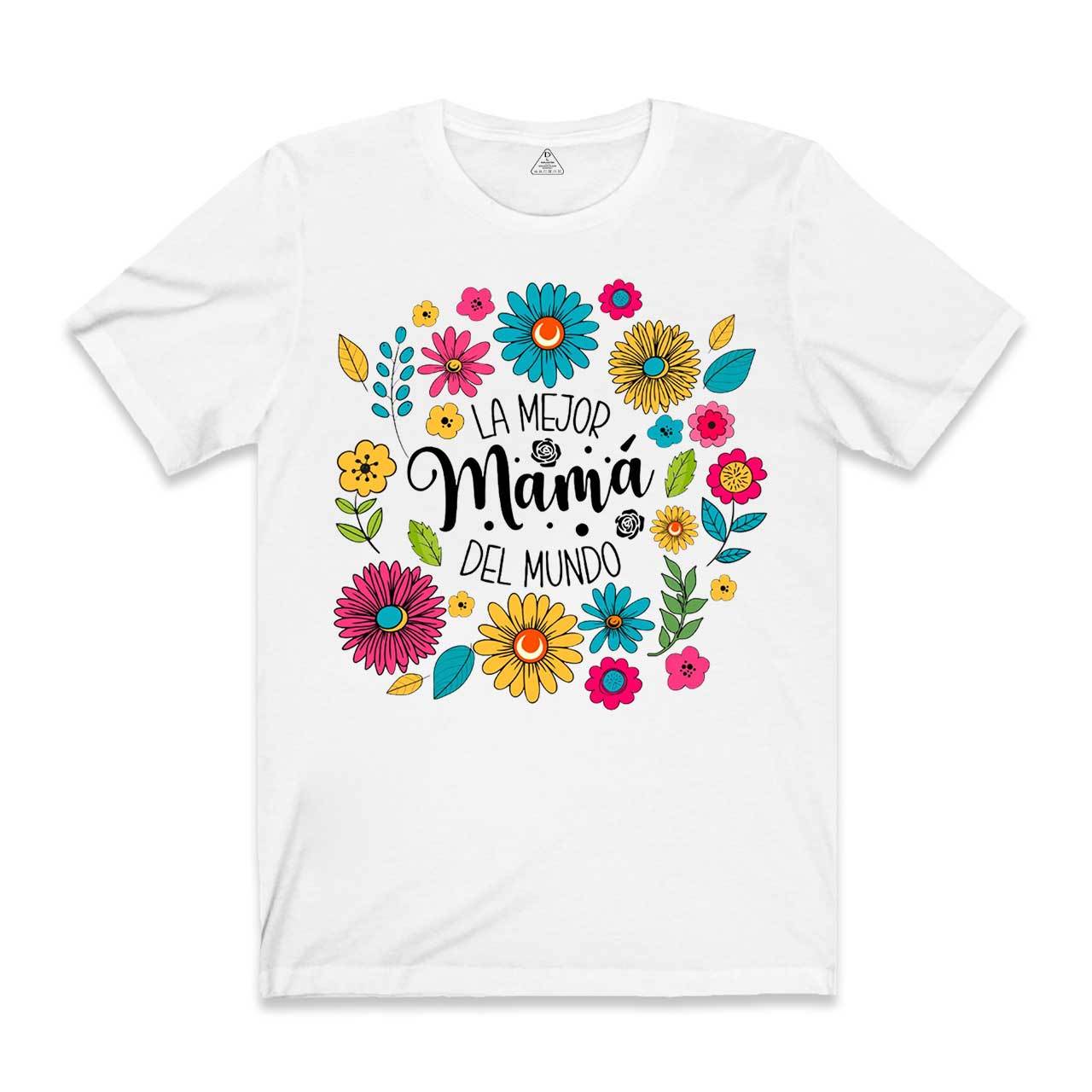 La Mejor Mama Del Mundo Floral T-Shirts 
