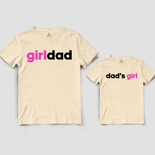 GirlDad BoyDad Matching T-Shirts For Dad&Me