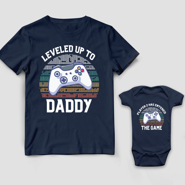 Personalized Video Game Dad&Me Matching Shirts