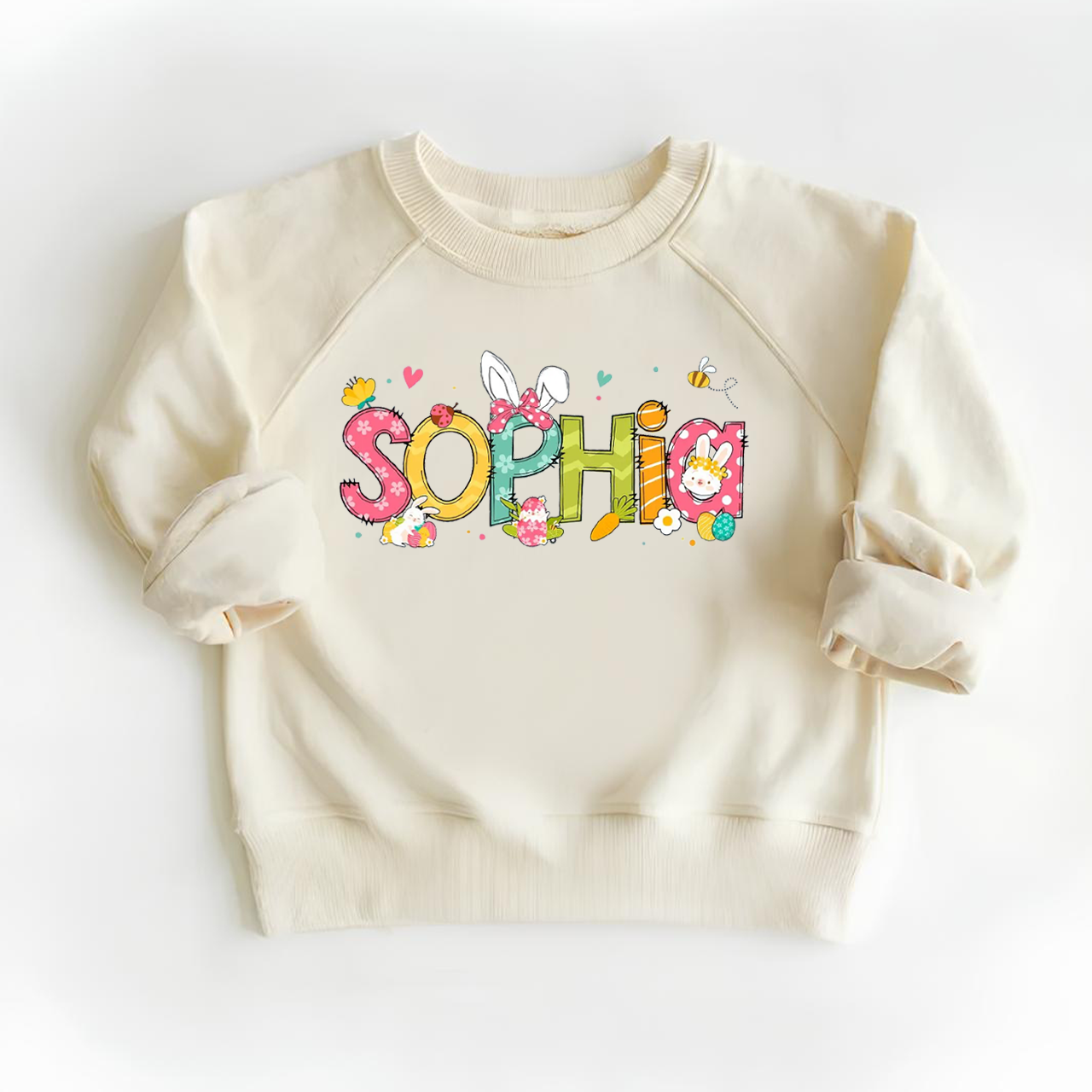 Personalized Name Kids Easter Sweatshirt