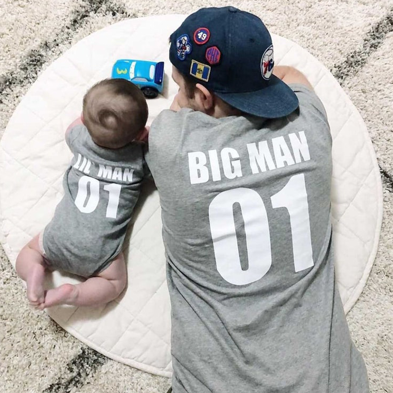 Big Man Lil' Man Dad&Me Matching Shirts