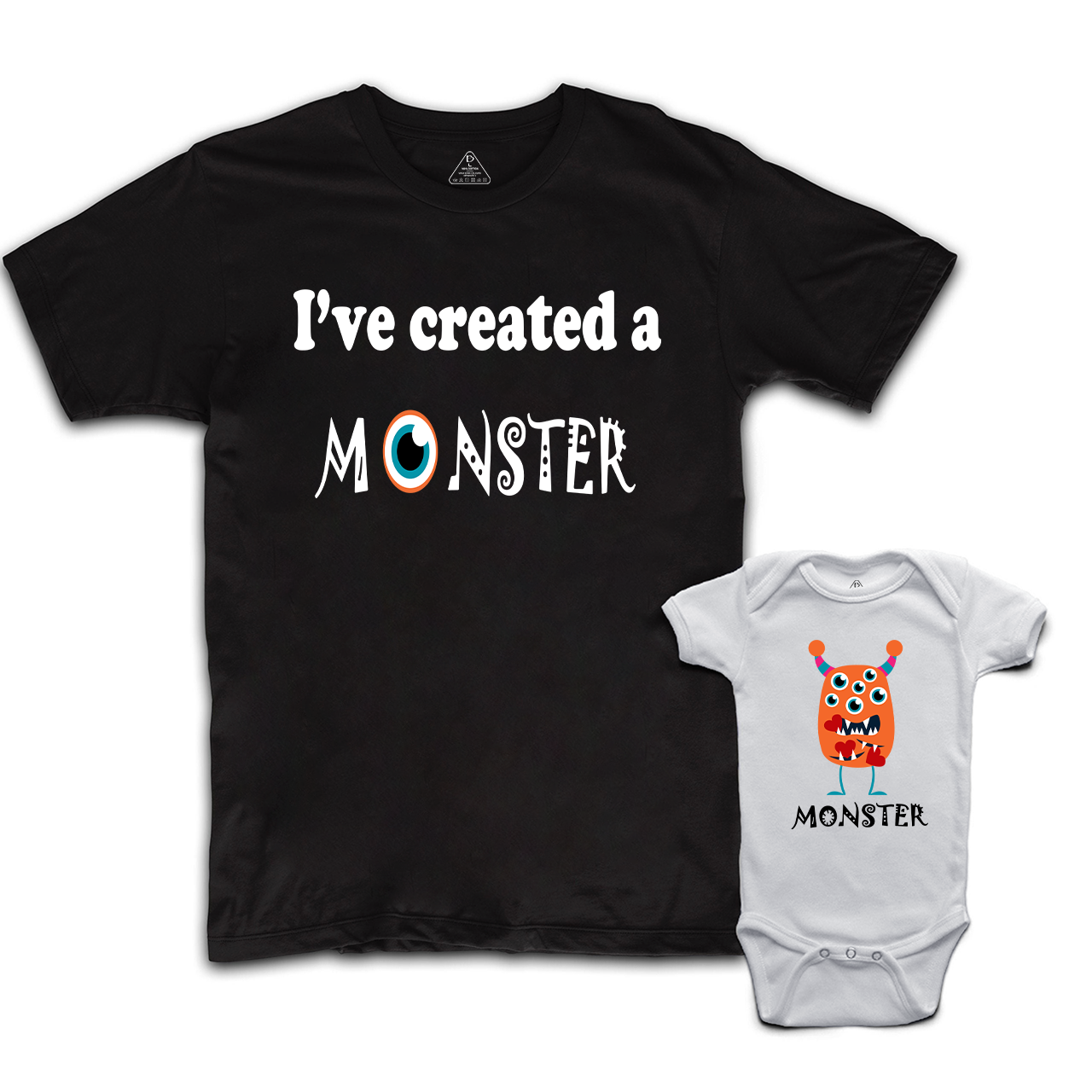 Created a Monster Matching Dad and me Shirt