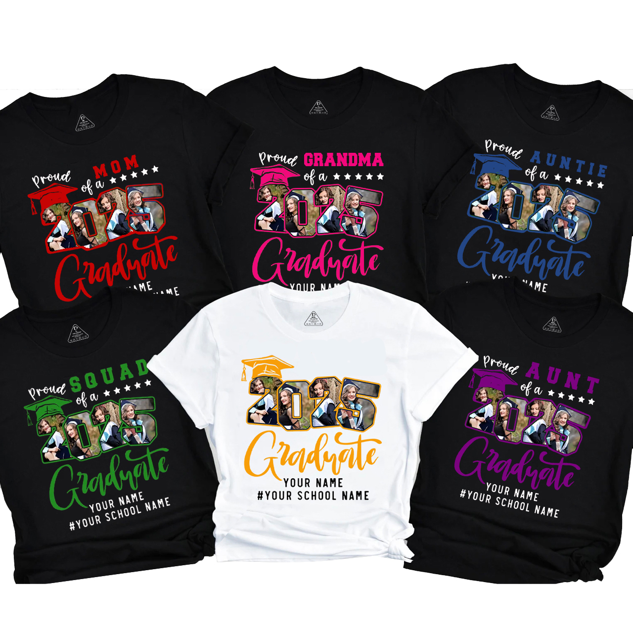 Personalized Proud Family 2025 Graduation Shirts
