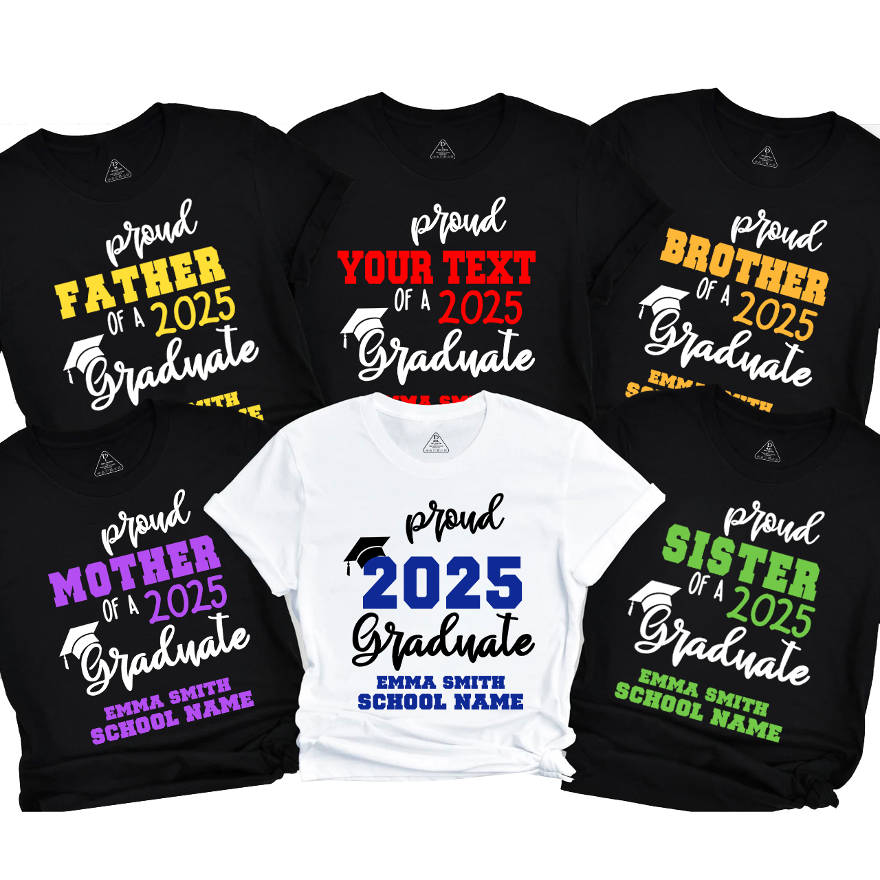 Personalized Proud Of 2025 Graduate Family Shirt