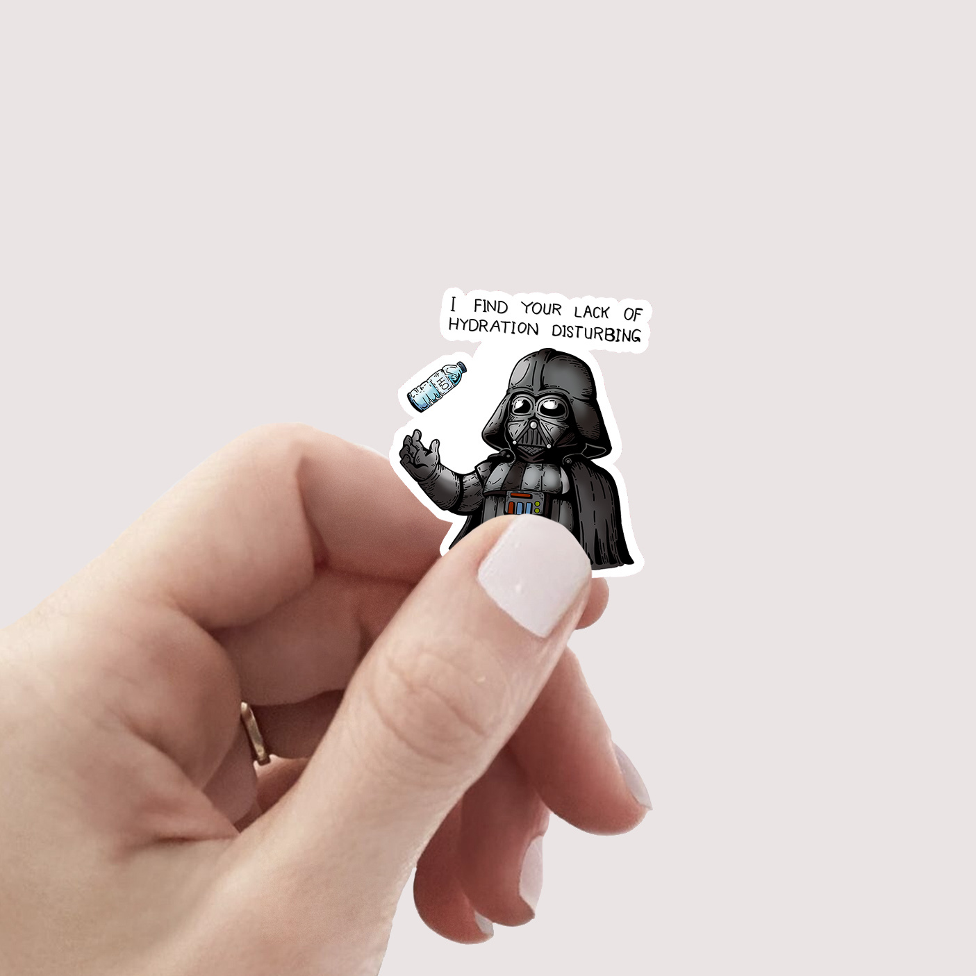 Vader Water Bottle Stickers