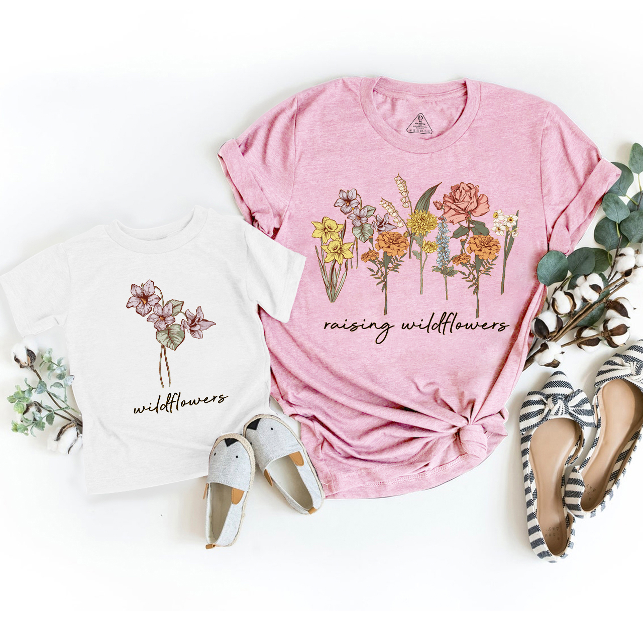 Raising Wildflowers Mom&Me Matching Tees