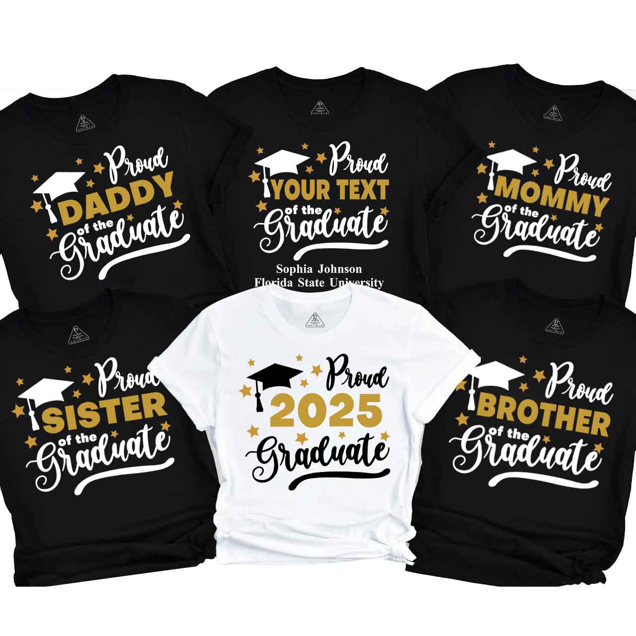 Personalized Proud Of 2025 Graduate Family Shirt