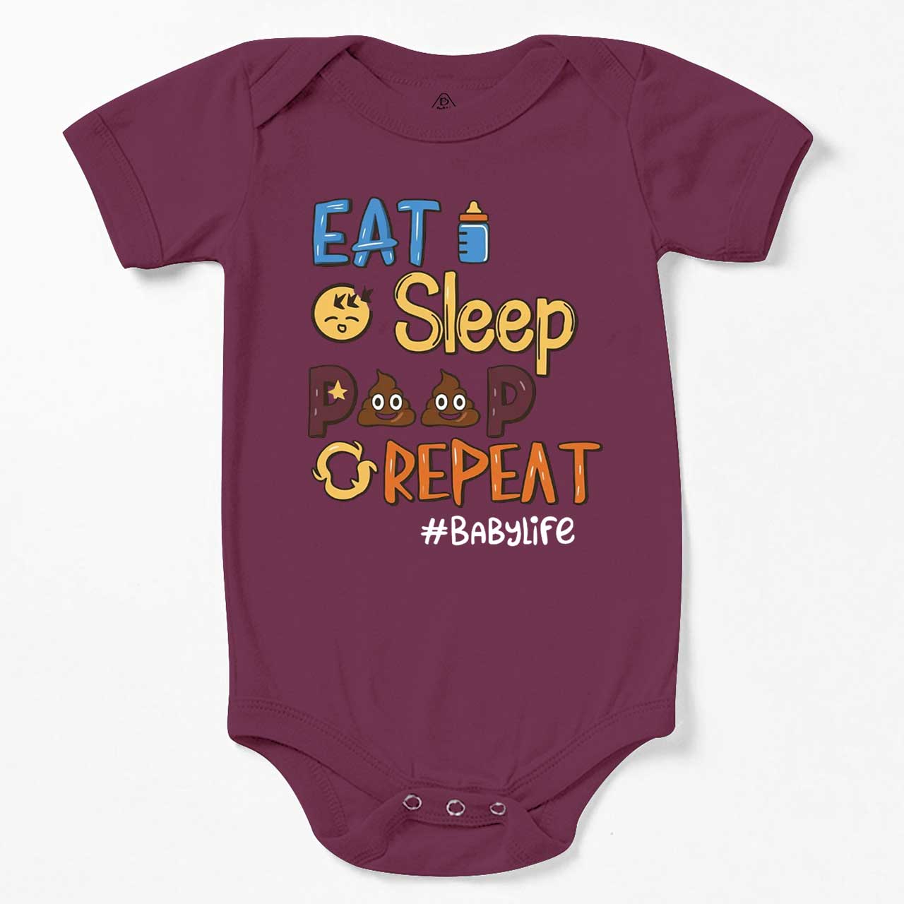 Eat Sleep Poop Repeat Bodysuit Beepumpkin 7