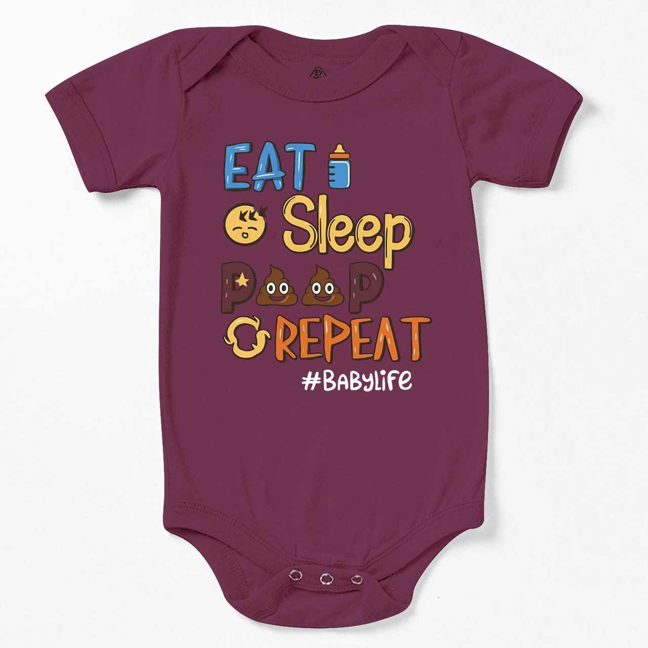 Eat Sleep Poop Repeat Bodysuit Beepumpkin 7
