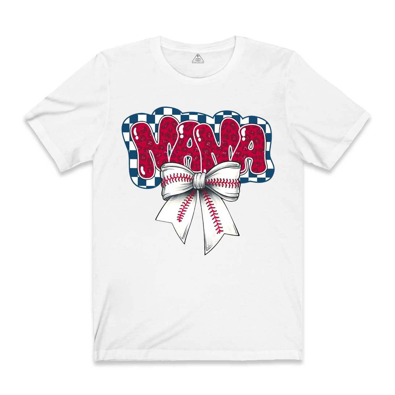 Baseball Bubble Leopard Mama T-Shirts