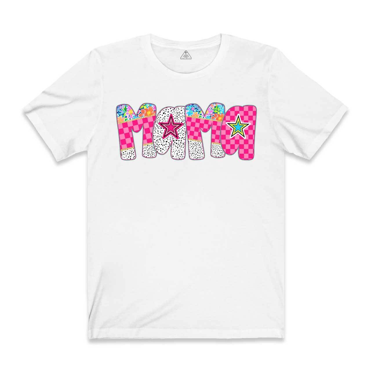 Vibrant And Playful Mama T-Shirts
