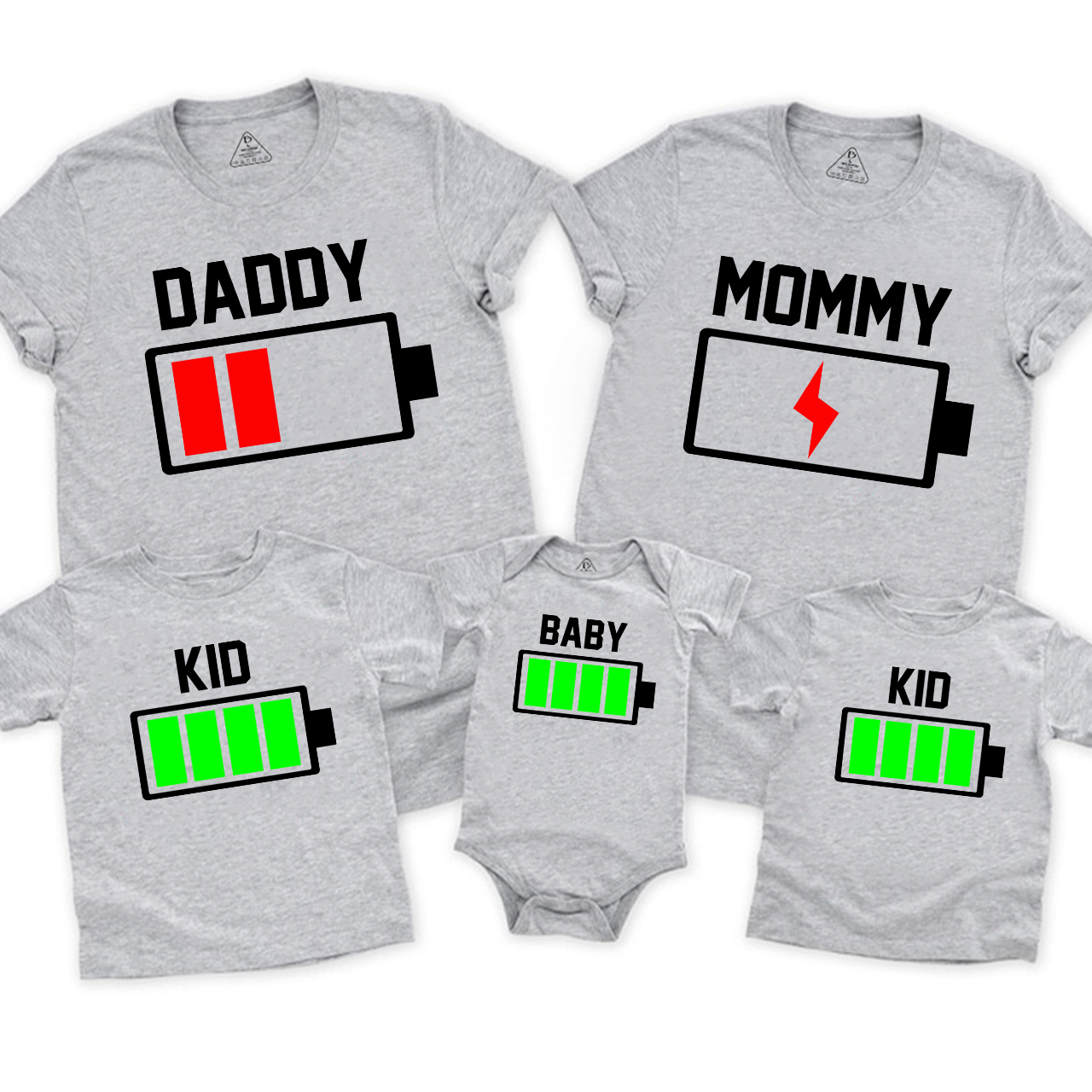 Energy Display Family Matching Tees Beepumpkin