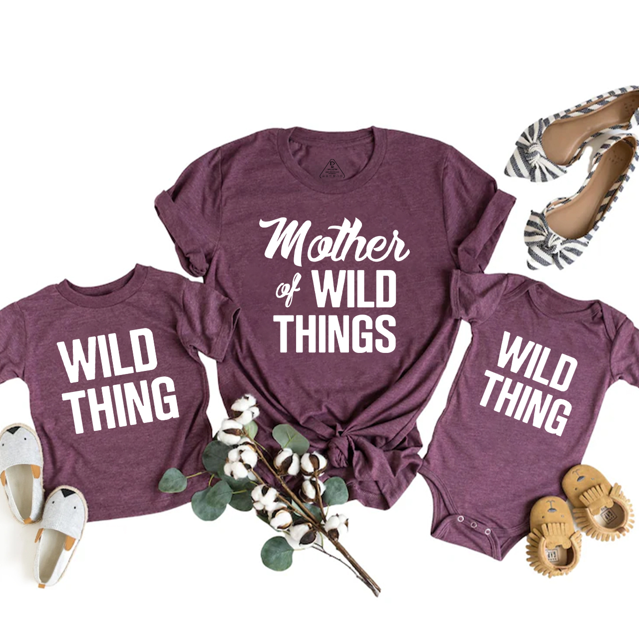 Mother Of WILD THINGS Matching Tees For Mother's Day