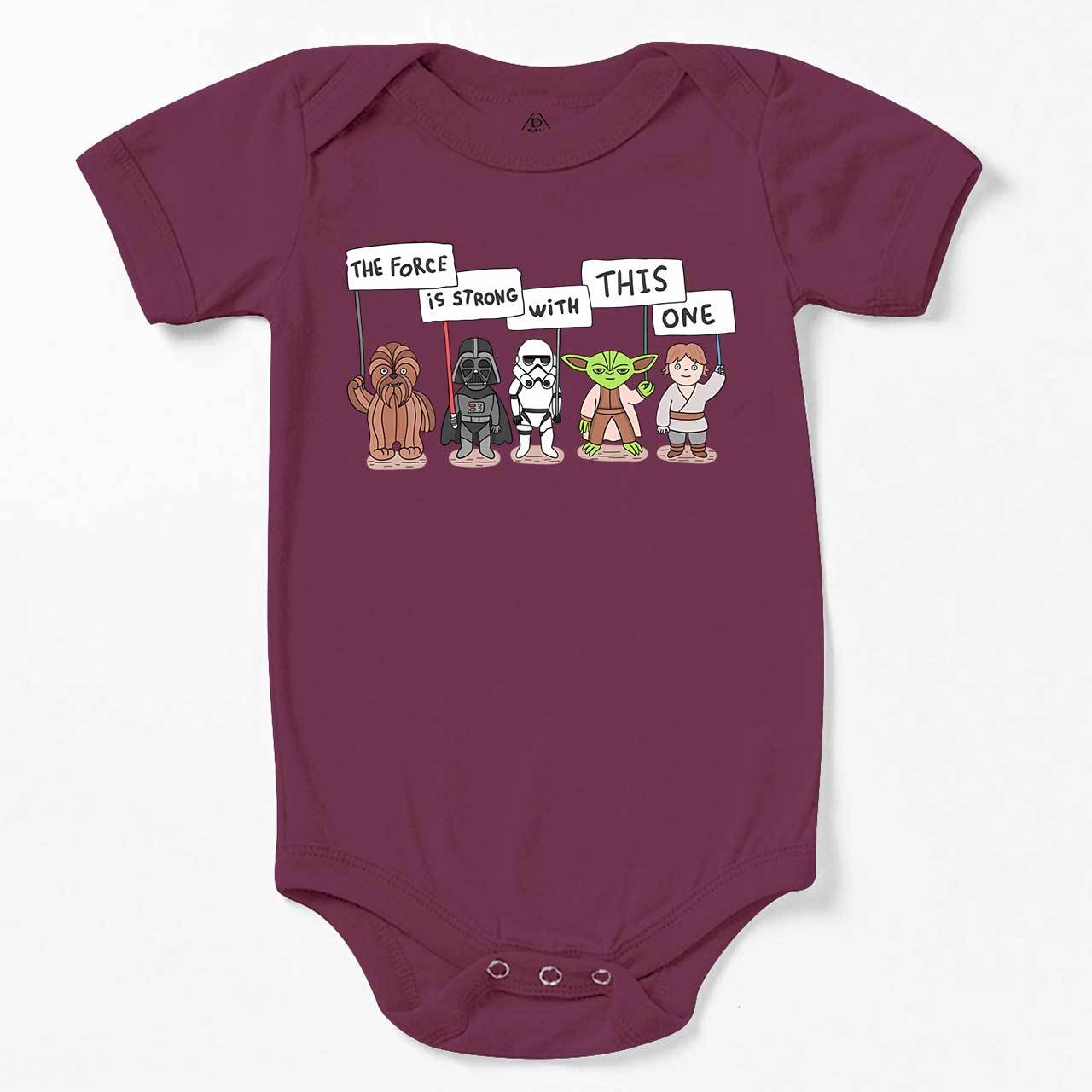 The Force Is Strong With This One Bodysuit Beepumpkin