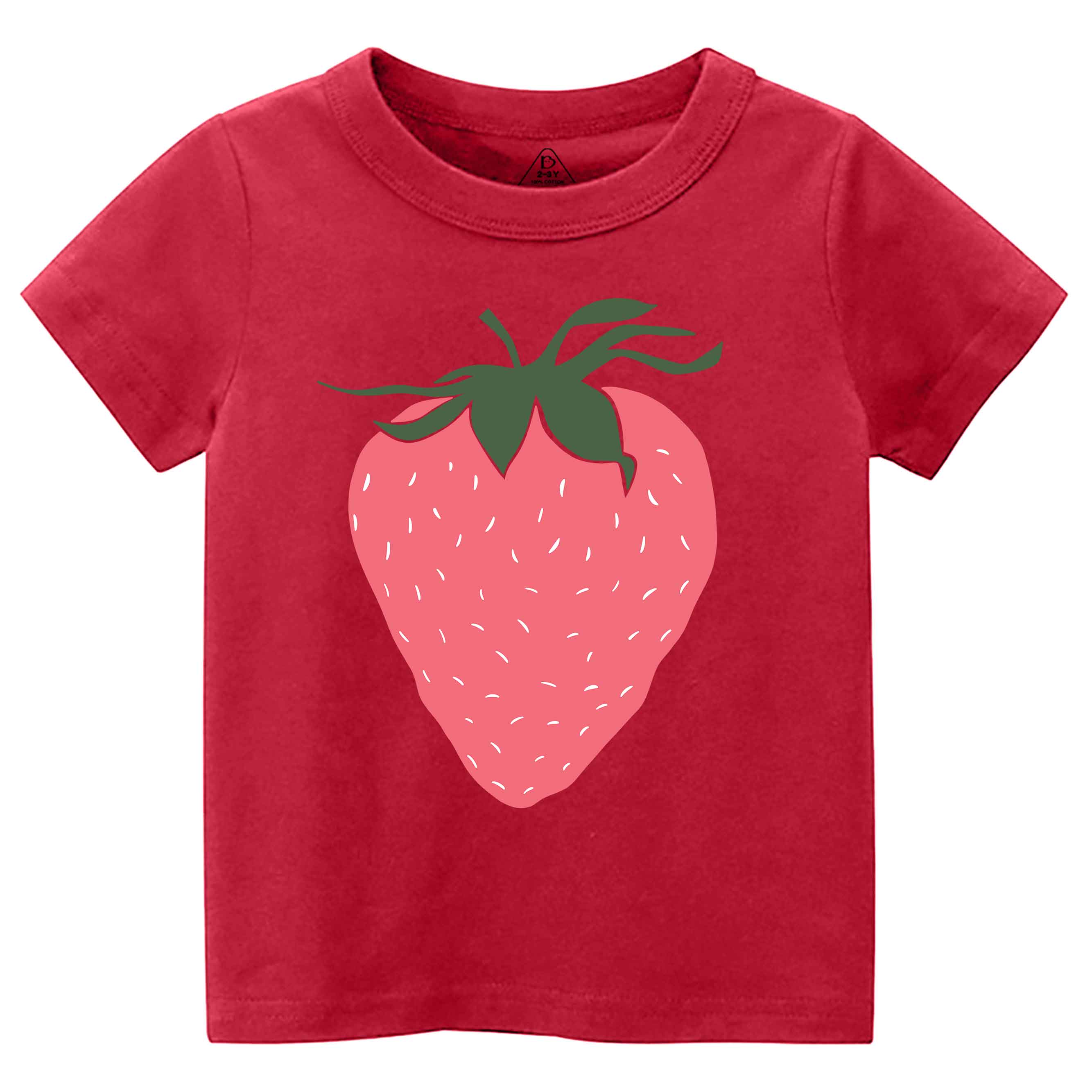 Strawberry Toddler&Kid's Tees Beepumpkin