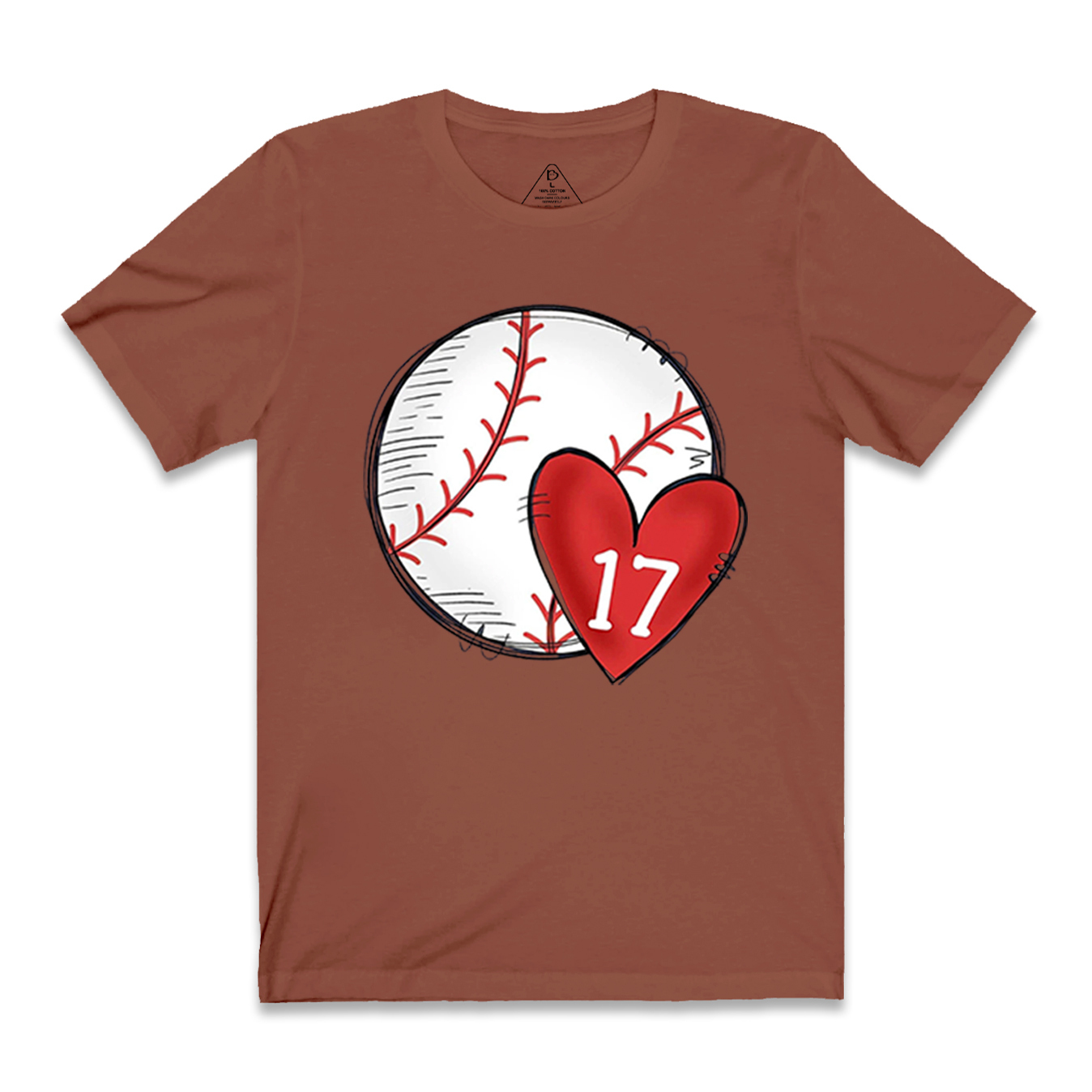 Personalized Baseball Love Number Mama T-Shirts