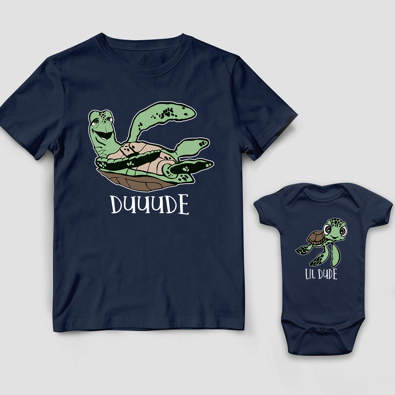 Dude Lil Dude Dad & Me Matching T-Shirts