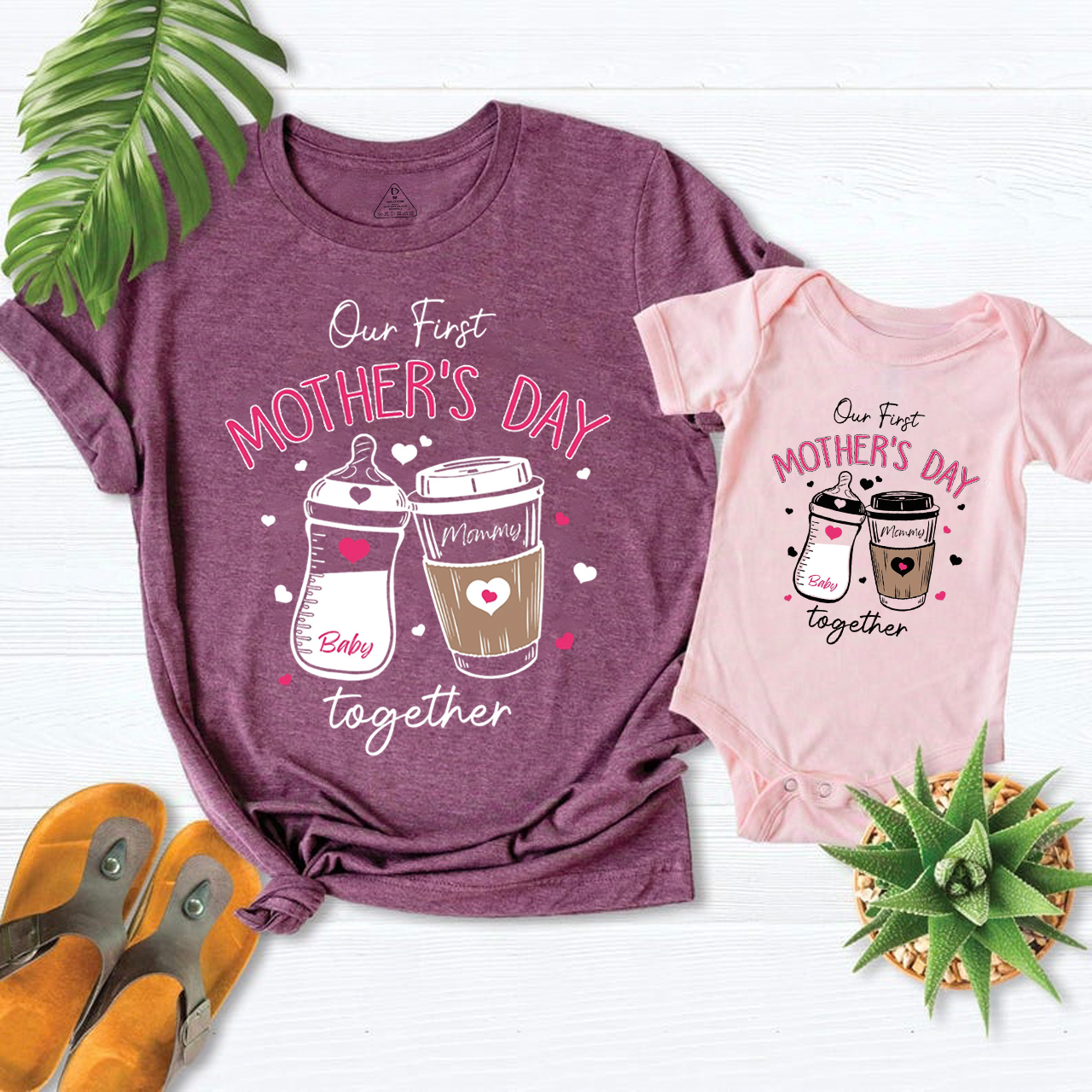 2025 Our First Mothers Day Mom&Me Matching Tees