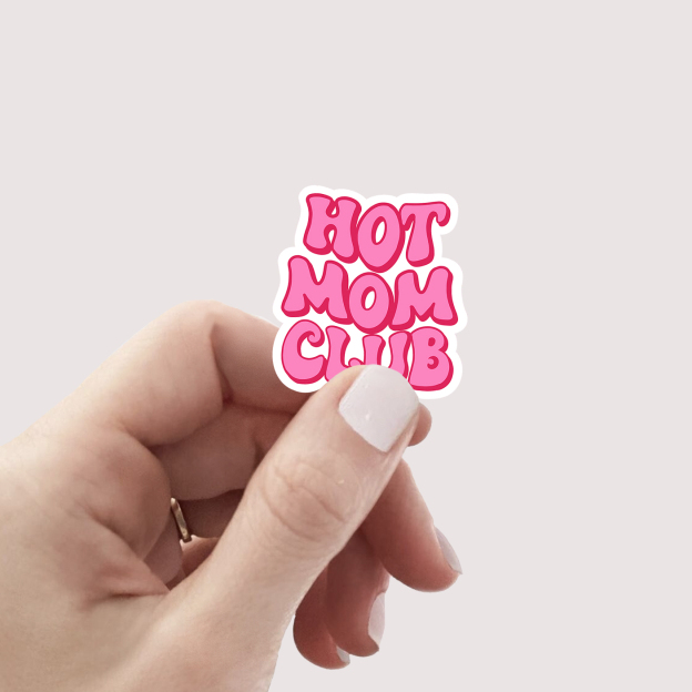 Hot Mom Club Gift Stickers