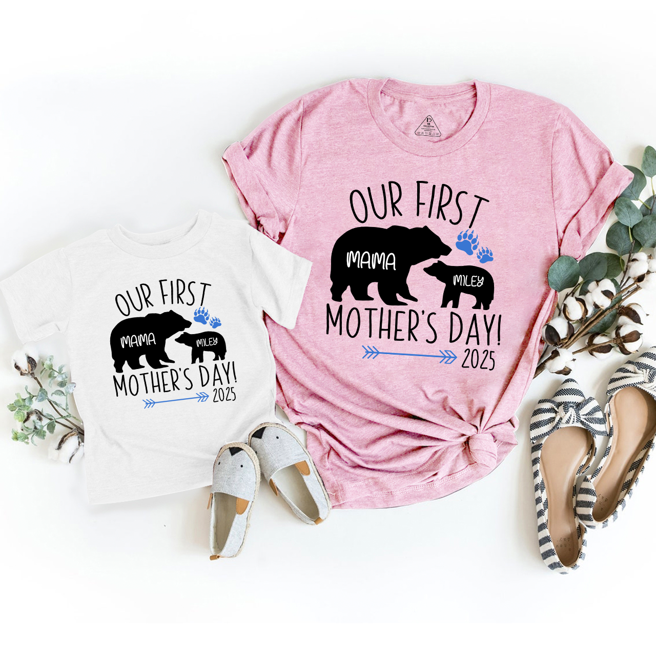 Baby Mom Bear Adult&Kids Shirt