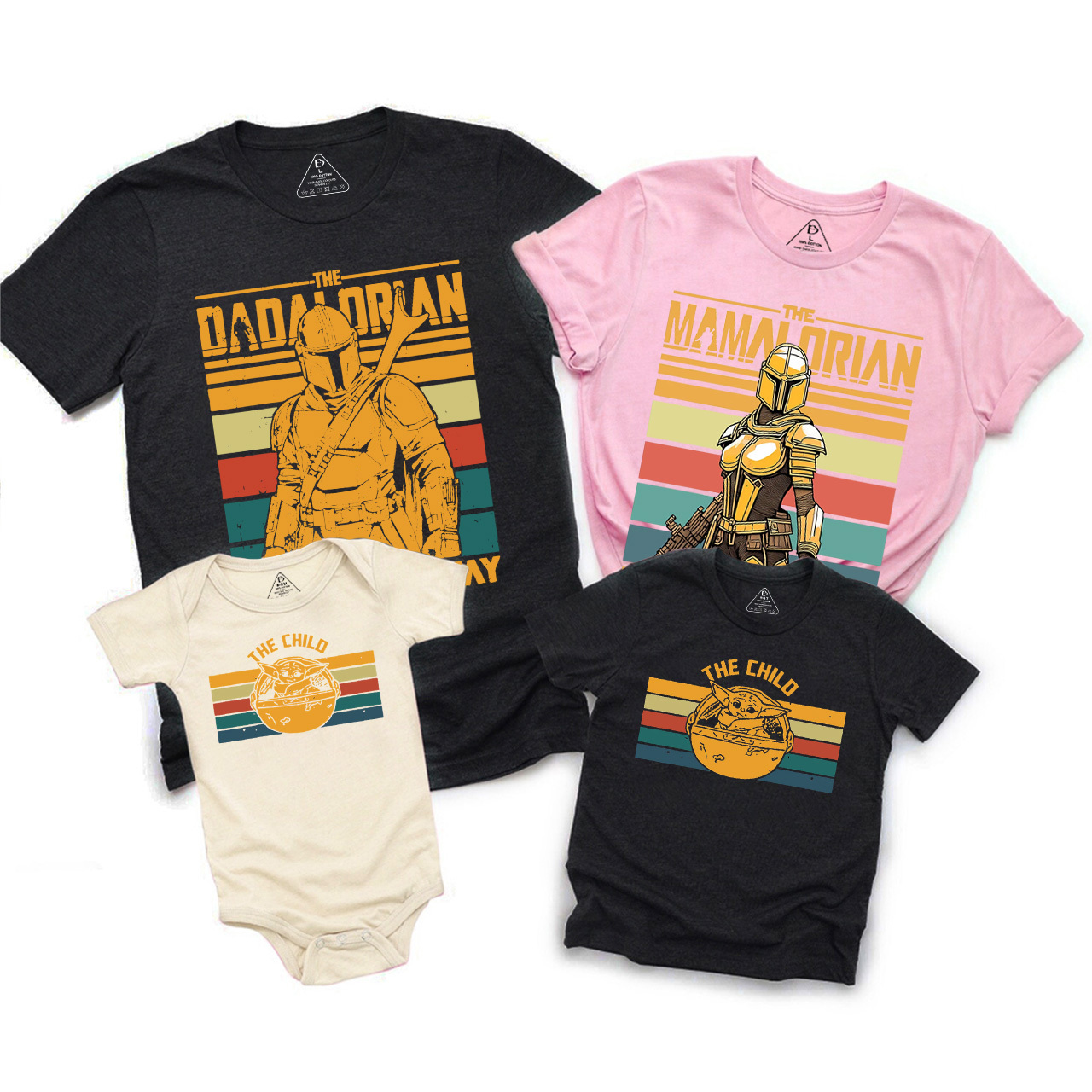 Dadalorian And Mamalorian Family Matching Tees Beepumpkin