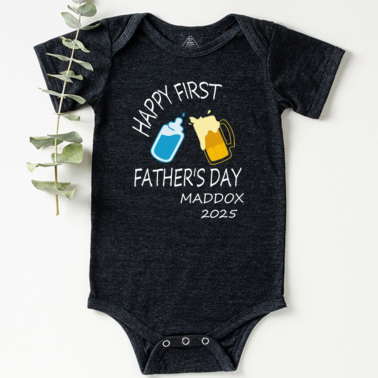 Happy Mother's/ Father's Day Cheers Bodysuit For Baby
