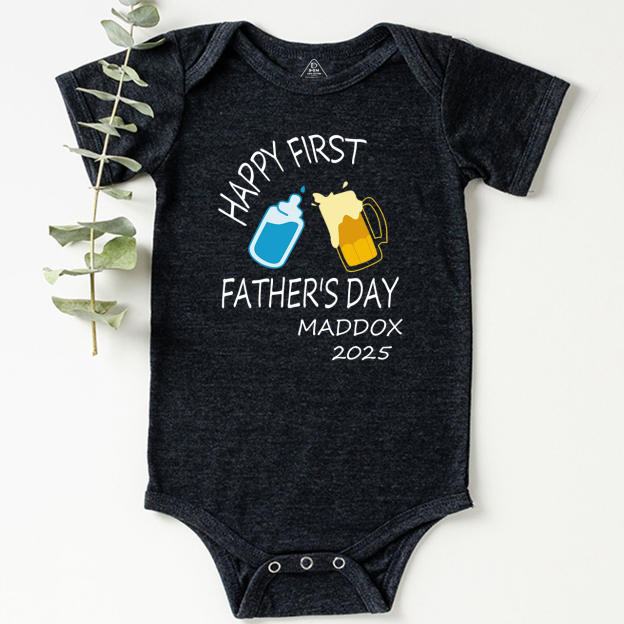 Happy Mother's/ Father's Day Cheers Bodysuit For Baby