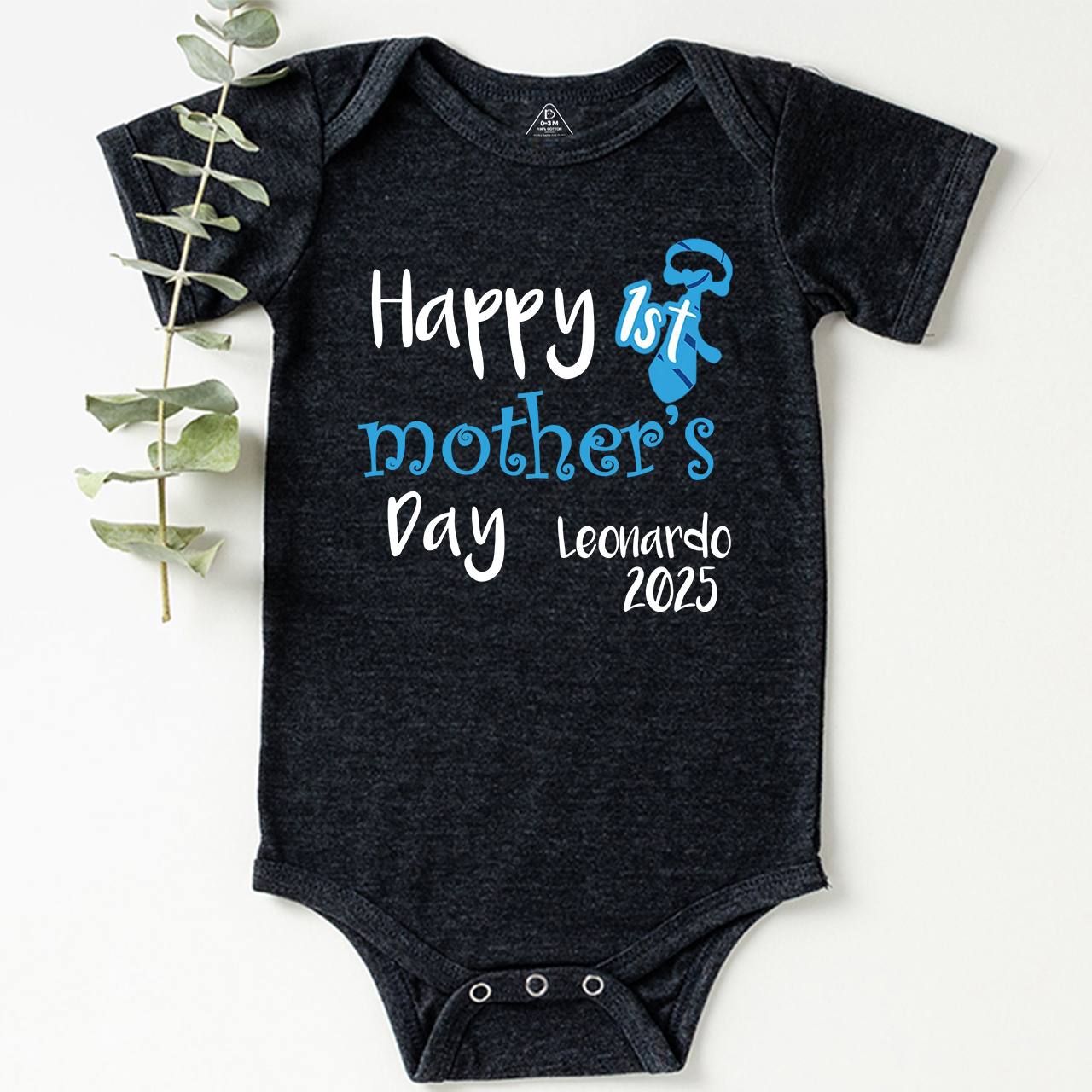 Personalized Happy 1st Mother's Day Bodysuit For Baby Sale-Beepumpkin™