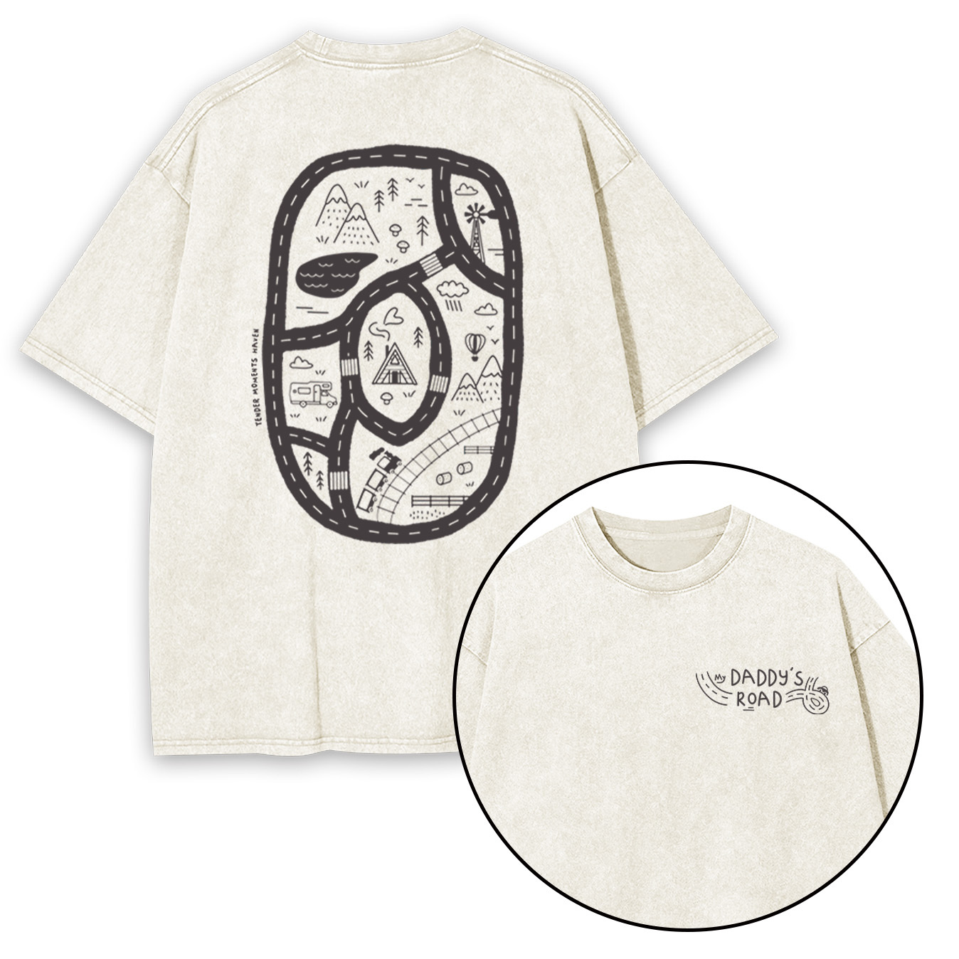 Daddy's Road Washed T-Shirts