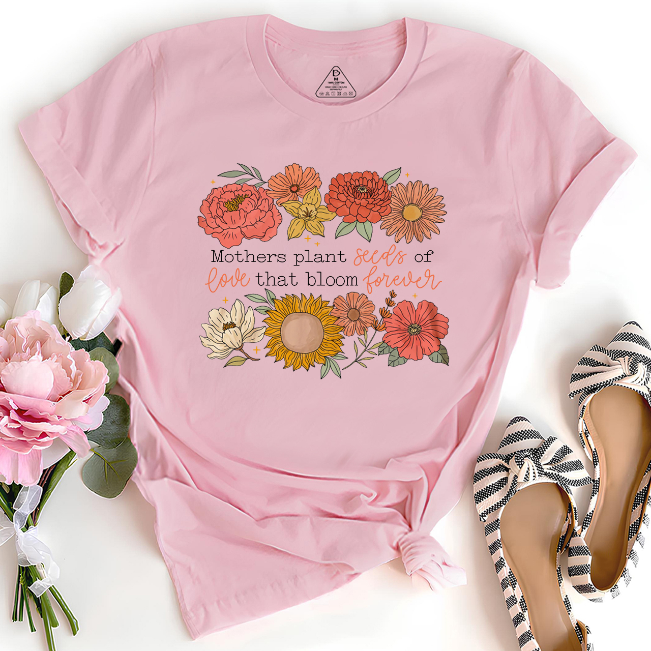 Retro Floral Mama T-Shirts