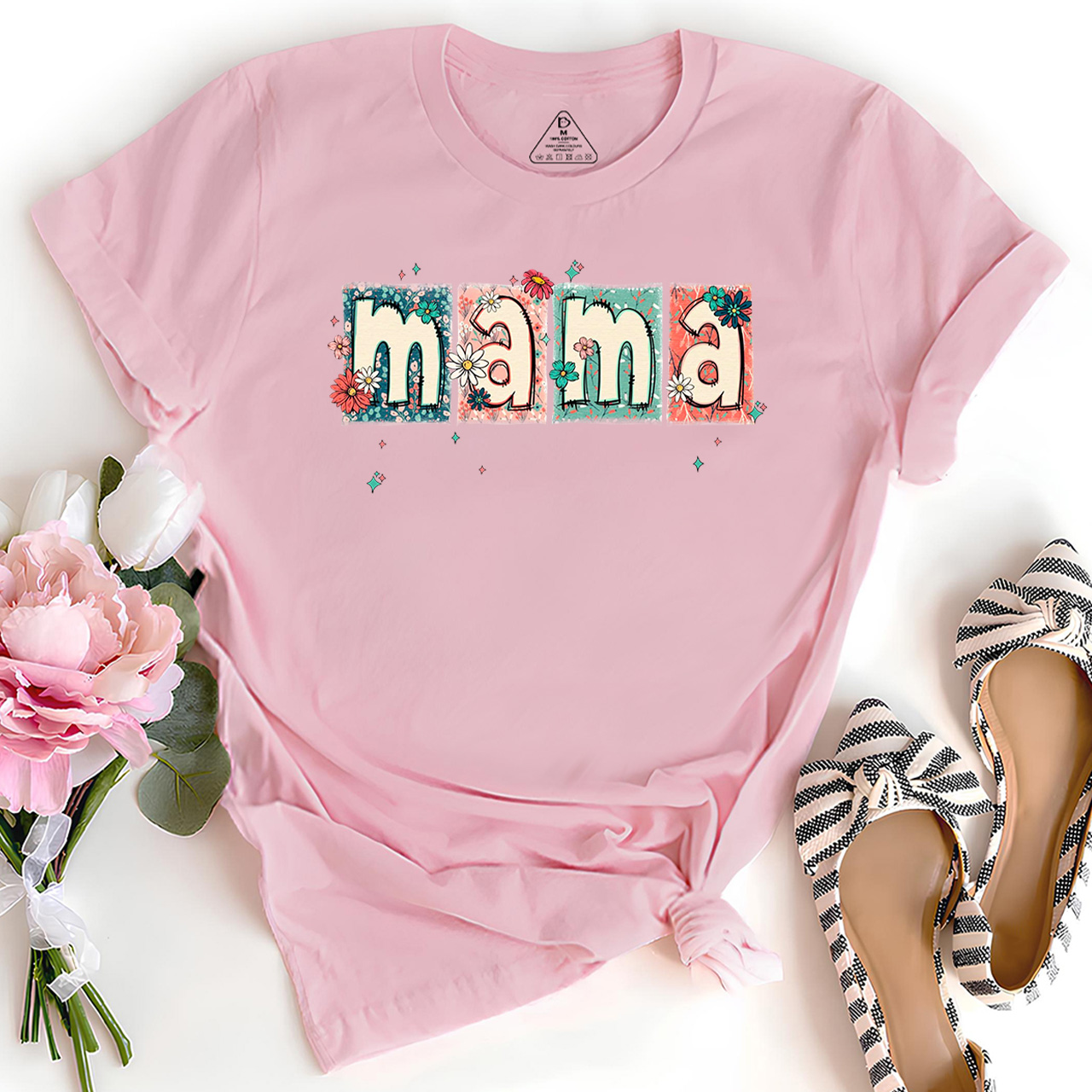 Vintage Flowers Mama T-Shirts