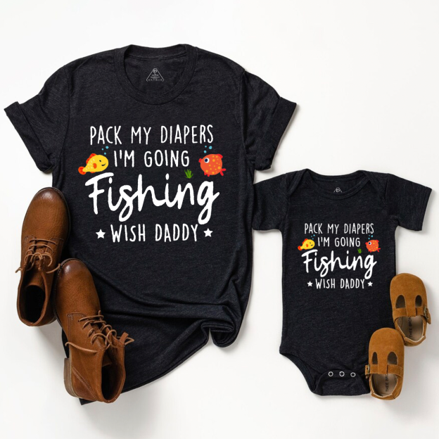 Pack My Diapers Dad&Me Matching Shirts