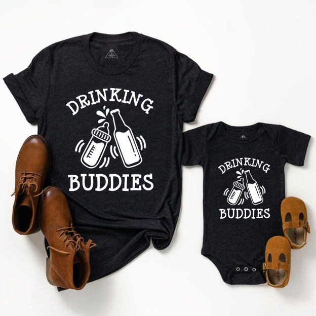 Drinking Buddies Dad&Me Matching Shirts