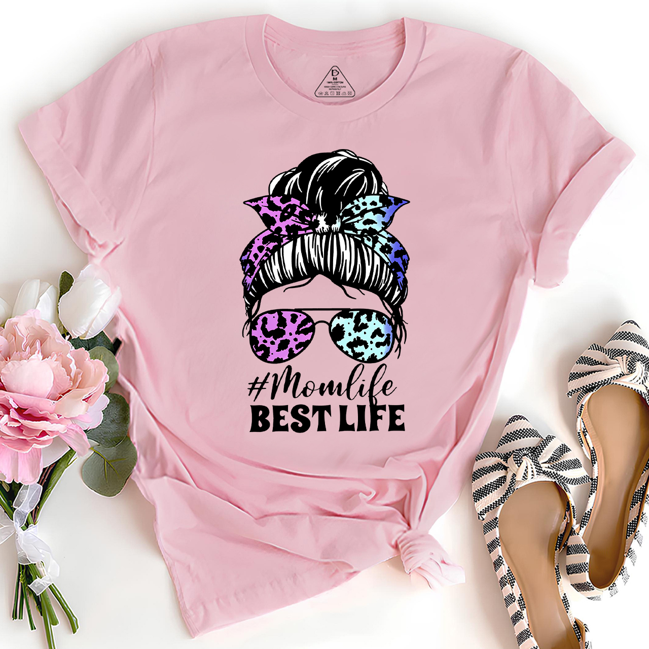 Mom Life Messy Bun Mom Shirt